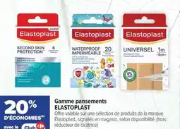 Carrefour maPara parapharmacie Gamme pansements elastoplast offre