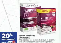 Carrefour maPara parapharmacie Gamme fluidiveine santarome offre