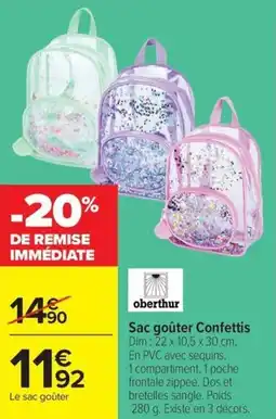 Carrefour Sac goûter Confettis offre