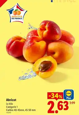 Lidl Abricot offre