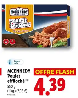 Lidl Mcennedy pulled chicken paprika flavour offre