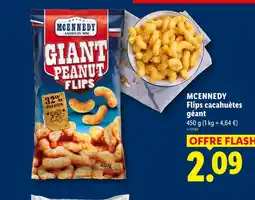 Lidl Mckennedy flips cacahuètes géant offre