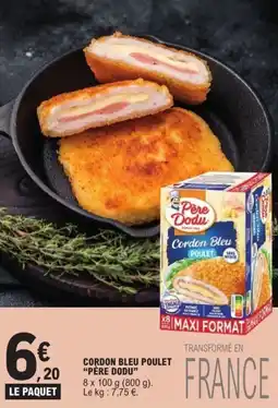 E.Leclerc Cordon bleu poulet père dodu offre