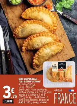E.Leclerc Mini empanadas les petites faims offre