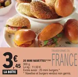 E.Leclerc 20 mini navettes offre