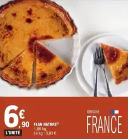 E.Leclerc Flan nature offre