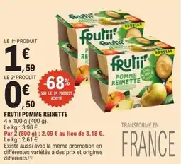 E.Leclerc Frutii pomme reinette offre