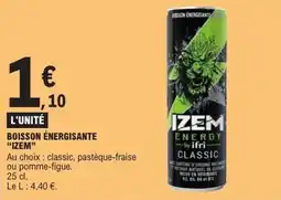 E.Leclerc Boisson énergisante izem offre