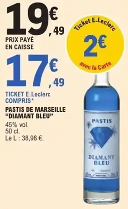 E.Leclerc Pastis de marseille diamant bleu offre