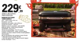 E.Leclerc Barbecue électrique lumin compact offre