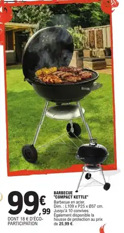 E.Leclerc Barbecue compact kettle offre