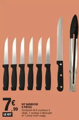 E.Leclerc Kit barbecue 8 pièces offre