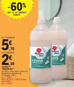 E.Leclerc Lessive maison net offre