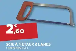Bricomarché Scie à métaux 6 lames offre