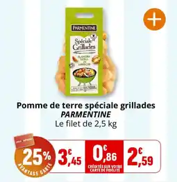 Coccinelle Supermarché Pomme de terre spéciale grillades parmentine offre