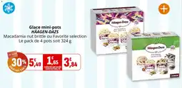 Coccinelle Supermarché Glace mini-pots häagen-dazs offre