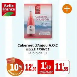 Coccinelle Supermarché Cabernet d'anjou a.o.c belle france offre