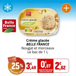 Coccinelle Supermarché Crème glacée belle france offre