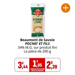 Coccinelle Supermarché Beaumont de savoie pochat et fils offre