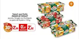 Coccinelle Supermarché Yaourt aux fruits panier de yoplait offre