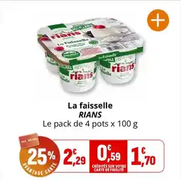 Coccinelle Supermarché La faisselle rians offre