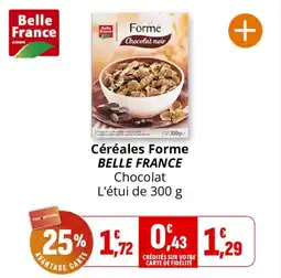 Coccinelle Supermarché Céréales forme belle france offre