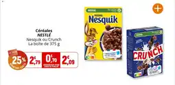 Coccinelle Supermarché Céréales nestlé offre