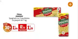 Coccinelle Supermarché Pâtes panzani offre