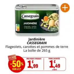 Coccinelle Supermarché Jardinière cassegrain offre