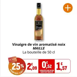 Coccinelle Supermarché Vinaigre de vin aromatisé noix maille offre