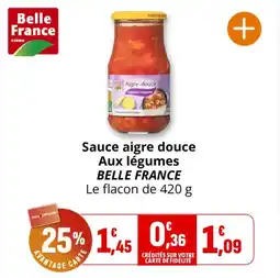 Coccinelle Supermarché Sauce aigre douce aux légumes belle france offre
