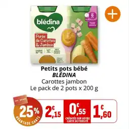 Coccinelle Supermarché Petits pots bébé blédina offre