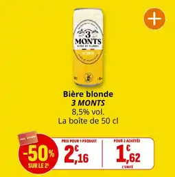 Coccinelle Supermarché Bière blonde 3 monts offre
