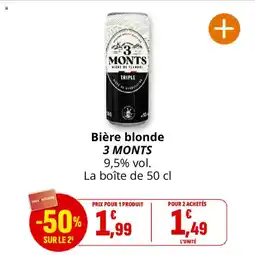 Coccinelle Supermarché Bière blonde 3 monts offre