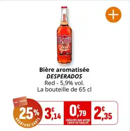 Coccinelle Supermarché Bière aromatisée desperados offre