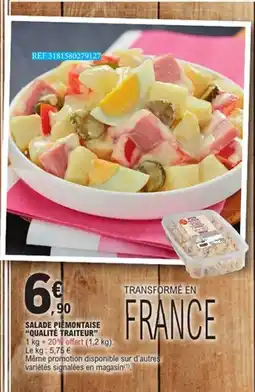 E.Leclerc QUALITÉ TRAITEUR Salade piemontaise offre