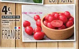 E.Leclerc Tomate cerise rouge allongée offre