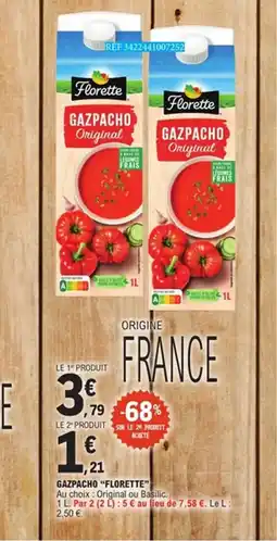 E.Leclerc FLORETTE Gazpacho offre