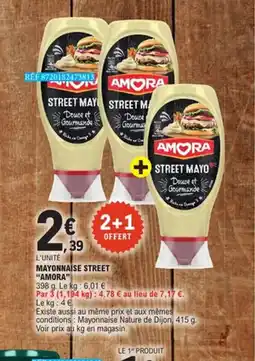 E.Leclerc AMORA Mayonnaise street offre