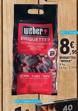 E.Leclerc WEBER Briquettes offre