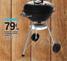 E.Leclerc WEBER Barbecue compact charbon de bois offre