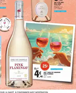 E.Leclerc Aop sable de camargue pink flamingo offre