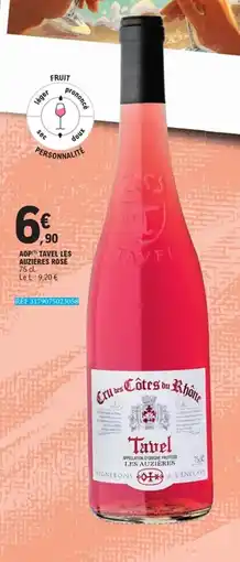 E.Leclerc Aop tavel les auzières rosé offre