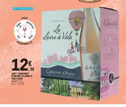 E.Leclerc Aop cabernet d'anjou la loire à vélo rosé offre