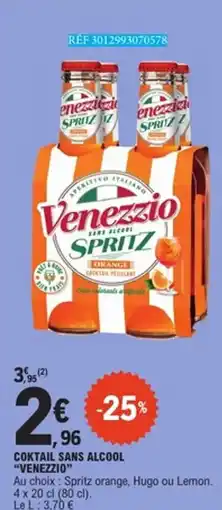 E.Leclerc VENEZZIO Coktail sans alcool offre