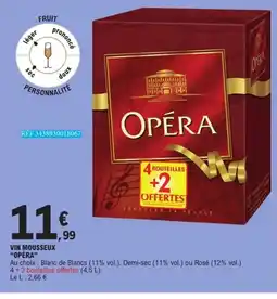 E.Leclerc OPÉRA Vin mousseux offre
