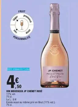 E.Leclerc Vin mousseux jp chenet rosé offre