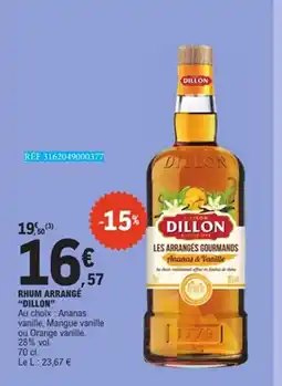 E.Leclerc DILLON Rhum arrange offre