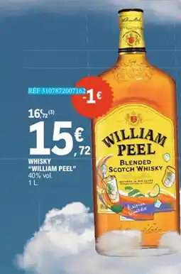 E.Leclerc WILLIAM PEEL Whisky offre