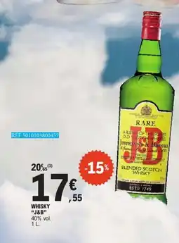 E.Leclerc J&B Whisky offre